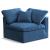 Plush Velvet Standard Comfort Modular Corner Chair