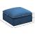 Plush Velvet Standard Comfort Modular Ottoman