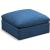 Plush Velvet Standard Comfort Modular Ottoman