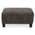 Navi Faux Leather Oversized Accent Ottoman