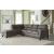 Navi 2-Piece Faux Leather L-Shaped Sectional Sleeper w/Left Arm Chaise Facing