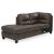 Navi 2-Piece Faux Leather L-Shaped Sectional Sleeper w/Left Arm Chaise Facing