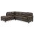 Navi 2-Piece Faux Leather L-Shaped Sectional Sofa w/Left Arm Chaise Facing
