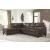 Navi 2-Piece Faux Leather L-Shaped Sectional Sofa w/Left Arm Chaise Facing