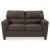 Navi Faux Leather Loveseat
