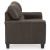 Navi Faux Leather Loveseat