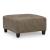 Navi Faux Leather Oversized Accent Ottoman