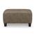 Navi Faux Leather Oversized Accent Ottoman