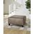 Navi Faux Leather Oversized Accent Ottoman
