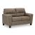 Navi Faux Leather Loveseat