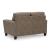 Navi Faux Leather Loveseat