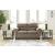 Navi Faux Leather Loveseat