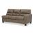 Navi 2-Piece Faux Leather L-Shaped Sectional Sofa w/Left Arm Chaise Facing