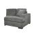 Logansport Fabric 2-Piece Sectional with Pull-out Ottoman