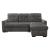 Carolina Fabric Reversible Sectional with Storage