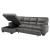 Michigan Polyester Fabric Sectional Sofa w/Pull-out Bed & Hidden Storage
