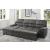 Michigan Polyester Fabric Sectional Sofa w/Pull-out Bed & Hidden Storage