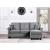 Monty Fabric Reversible Sofa Chaise