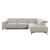 Adahlia Chenille 2-Piece Power Reclining Sectional with Right Chaise