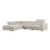 Bienvenue Polyester 2‑Piece Power Reclining Sectional with Left Chaise