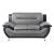 Matteo Leatherette Loveseat