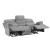 Sherbrook Polyester Fabric Double Reclining Sofa