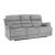Sherbrook Polyester Fabric Double Reclining Sofa