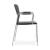 Wait Conference Chair w/Armrests, Chrome-Plated Four-Leg Steel Frame