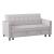 Strader Microfiber Convertible Studio Sofa with Pull-out Bed