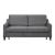 Adelia Velvet Convertible Studio Sofa with Pull-out Bed