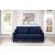 Adelia Velvet Convertible Studio Sofa with Pull-out Bed