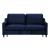 Adelia Velvet Convertible Studio Sofa with Pull-out Bed