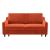 Adelia Velvet Convertible Studio Sofa with Pull-out Bed