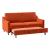 Adelia Velvet Convertible Studio Sofa with Pull-out Bed