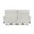 Salida Polyester Power Double Reclining Modular Loveseat with Power Headrests