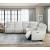 Salida Polyester Power Double Reclining Modular Living Room Set