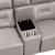 Burwell Leatherette Power Double Reclining Loveseat