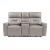 Burwell Leatherette Power Double Reclining Loveseat
