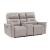 Burwell Leatherette Power Double Reclining Loveseat