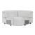 McPherson L-Shaped Chenille 5‑Piece Power Reclining Modular Sectional with Power Headrests