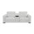 McPherson Chenille Power Double Reclining Modular Loveseat with Center Console & Power Headrests