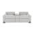 McPherson Chenille Power Double Reclining Modular Loveseat with Center Console & Power Headrests