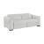 McPherson Chenille Power Double Reclining Modular Loveseat with Power Headrests