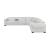 McPherson L-Shaped Chenille 6‑Piece Power Reclining Modular Sectional with Power Headrests