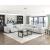 McPherson L-Shaped Chenille 6‑Piece Power Reclining Modular Sectional with Power Headrests