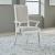SM Mirage Fabric/Wood Dining Arm Chair