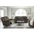 Dorman Faux Leather Reclining Loveseat w/Console