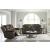 Dorman Faux Leather Reclining Loveseat w/Console