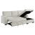 Morelia Fabric Sectional with Pull-out Bed and Hidden Storage, Right Chaise Facing