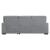 Morelia Fabric Sectional with Pull-out Bed and Hidden Storage, Right Chaise Facing